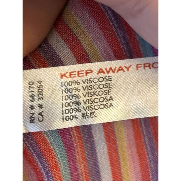 Urban Outfitters Out From Under Jumpsuit Rainbow Striped medium boho festival va - Picture 5 of 9